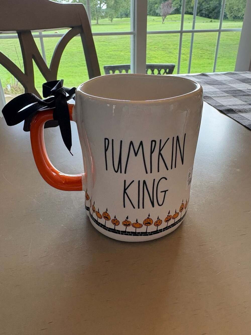 Rae Dunn The Nightmare Before Christmas Pumpkin King Mug